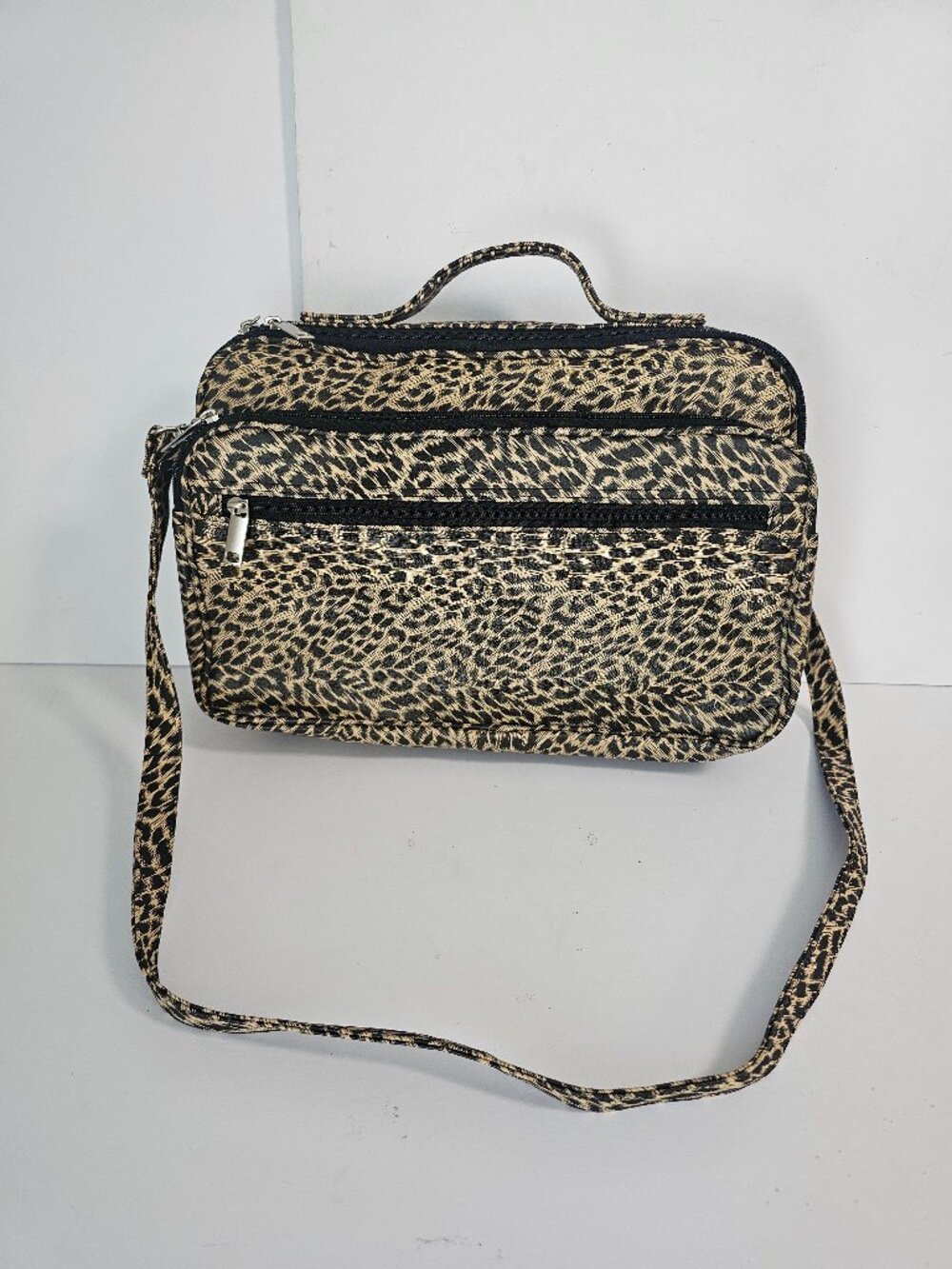 Unbranded Leopard Bag Travel Makeup Grunge Punk